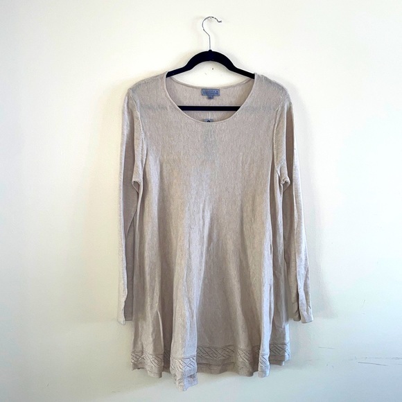 Joseph A Sweaters - Joseph A. Scoop Neck Long Sleeve Legging Friendly Sweater